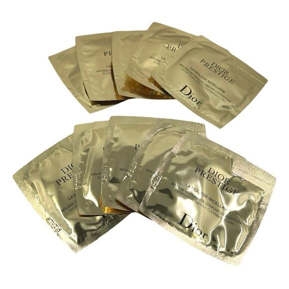 Dior Prestige La Mousse Micellaire Exceptional Gentle Cleansing Foam - 10 Packs - Picture 1 of 3